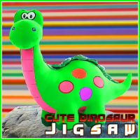 Cute Dinosaur Jigsaw Game