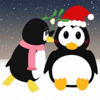 Cute Penguin Slide Game