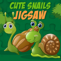 Cute Snails Jigsaw Game