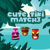 Cute Tiki Match 3 Game