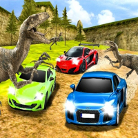 Dino Car Race Game
