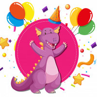 Dino Party Jigsaw Game