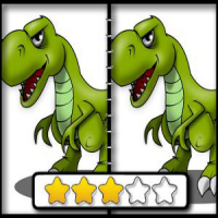 Dinosaur Spot The Difference Game