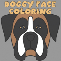 Doggy Face Coloring Game