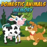 Domestic Animals Memory Game