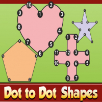 Dot to Dot Shapes Kids Education Game