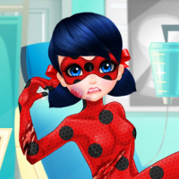 Dotted Girl Ambulance For Superhero Game
