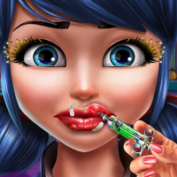 Dotted Girl Lips Injections Game