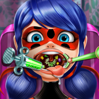 Dotted Girl Throat Doctor Game