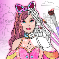 Dress Up Games & Coloring Book Game