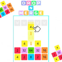 Drop n Merge Blocks Game