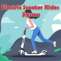 Electric Scooter Rides Jigsaw Game