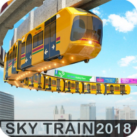 Elevated Train Driving Simulator Sky Tram Driver Game