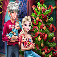 Elsa Family Christmas Game