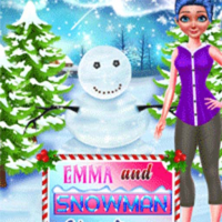 Emma And Snowman Christmas Game