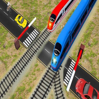 Euro Railroad Crossing : Railway Train Passing 3D Game