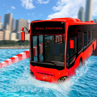 Extreme Water Floating Bus Game