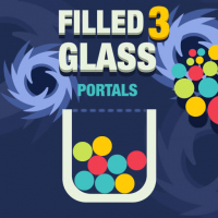 Filled Glass 3 Portals Game