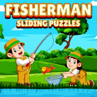 Fisherman Sliding Puzzles Game