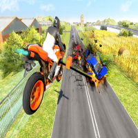 Flying Motorbike Driving Simulator Game