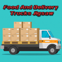 Food And Delivery Trucks Jigsaw Game