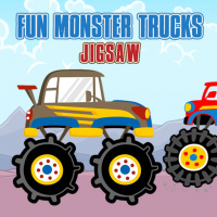 Fun Monster Trucks Jigsaw Game