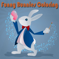 Funny Bunnies Coloring Game
