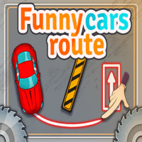 Funny Cars Route Game