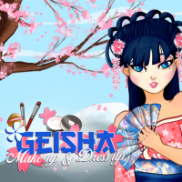 Geisha make up and dress up Game