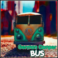 German Camper Bus Game