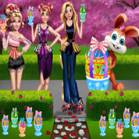 Girls Easter Chocolate Eggs Game