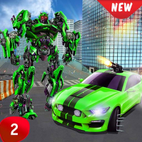 Grand Robot Car Transform 3D Game Game