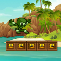 Green Ninja Run Game