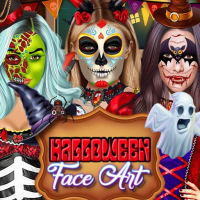 Halloween Face Art Game