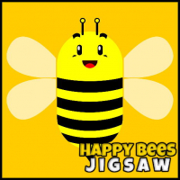 Happy Bees Jigsaw Game