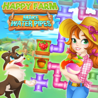 Happy farm make water pipes Game