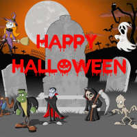 Happy Halloween Slide Game