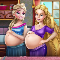 Happy Princesses Pregnant Bffs Game