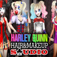 Harley Quinn Hair and Makeup Studio Game