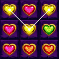 Heart Gems Connect Game