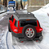 Heavy Jeep Winter Driving Game