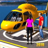 Helicopter Taxi Tourist Transport Game