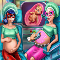 Hero BFFs Pregnant Check up Game
