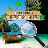 Hidden Objects Tropical Slide Game