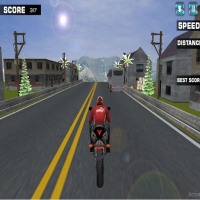 Highway Rider Motorcycle Racer Game Game