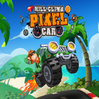 Hill Climb Pixel Car Game