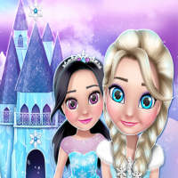 Ice Princess Doll House Game