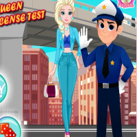 Ice Queen Driver License Test Game