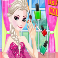 Ice Queen Nails Spa Game
