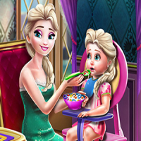 Ice Queen Toddler Feed Game
